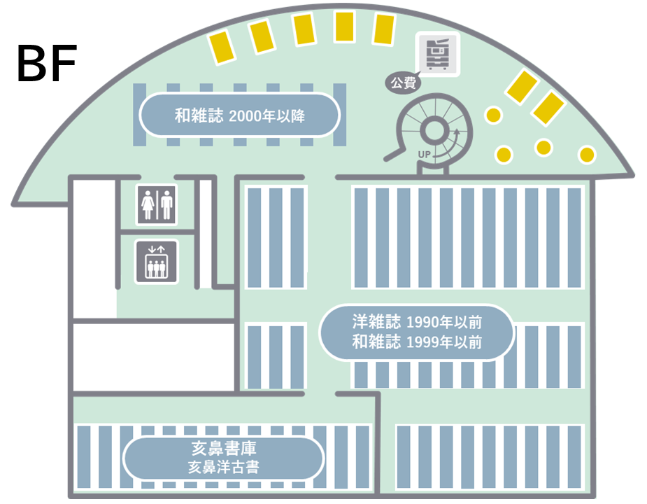 亥鼻分館地下1階地図